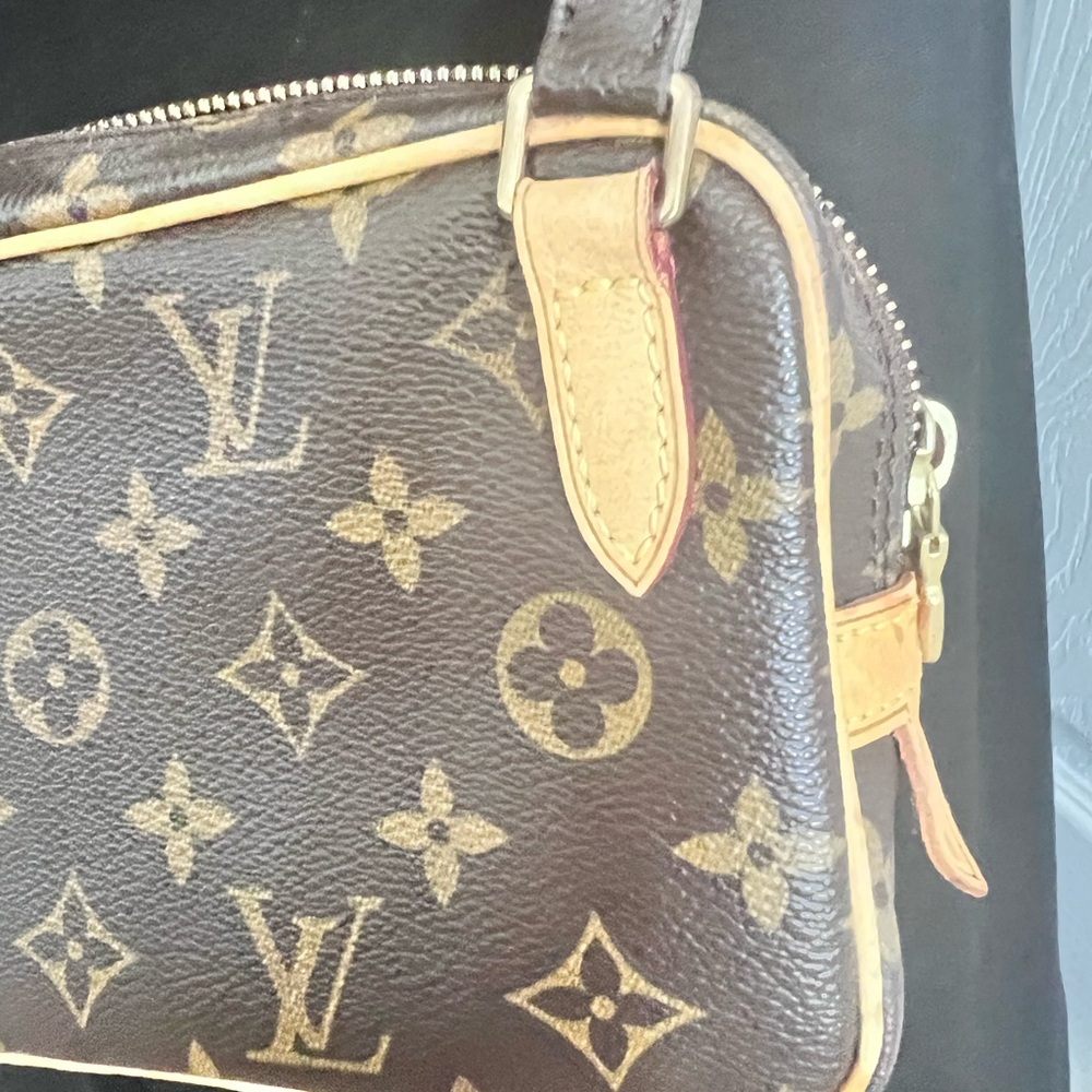 Louis Vuitton Brown Monogram Crossbody Bag - Picture 7 of 14